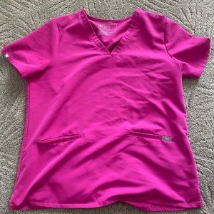 Figs Raspberry Sorbet Casma Top